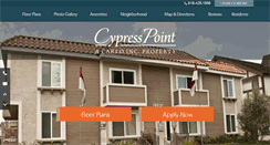 Desktop Screenshot of cypresspointapartmentliving.com
