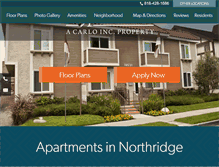 Tablet Screenshot of cypresspointapartmentliving.com